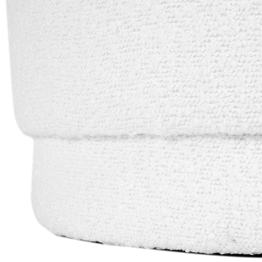 Sassari Boucle Cylinder Pouffe