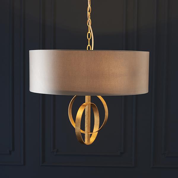 Charleston Antique Finish 3 Light Pendant