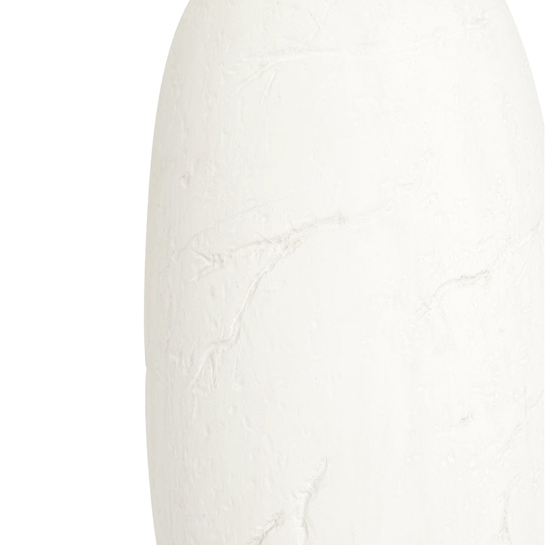Erika White Vintage Textured Ceramic Table Lamp