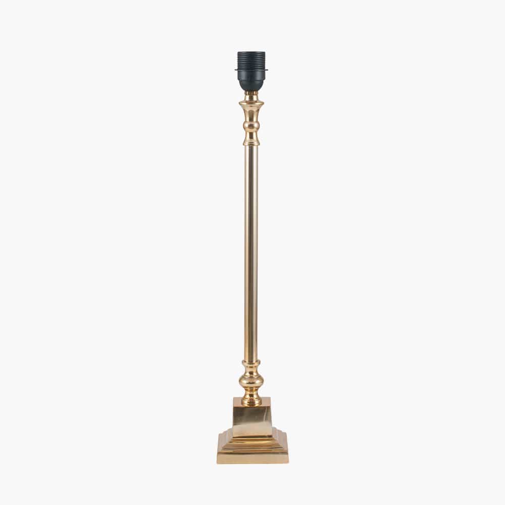 Claudius Metal Stick Table Lamp with Square Foot