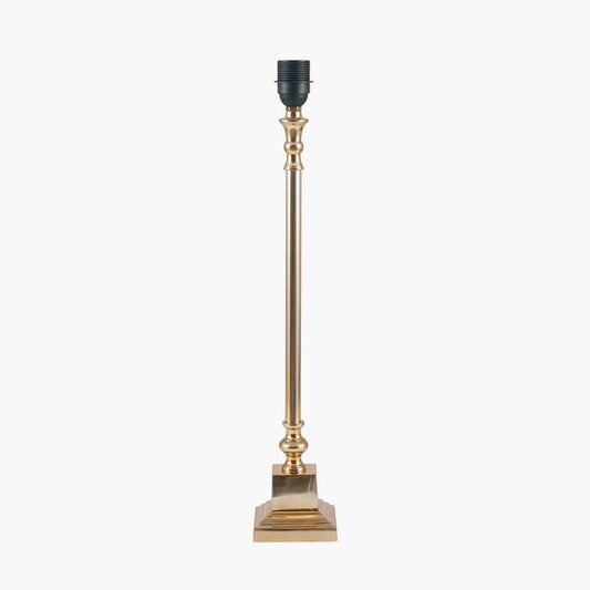 Claudius Metal Stick Table Lamp with Square Foot