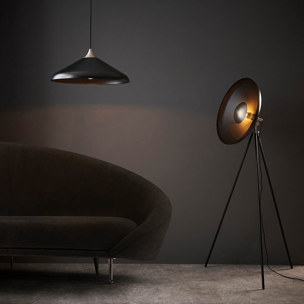 Dione Black Floor Lamp