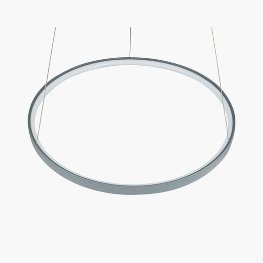Grey Round LED Pendant