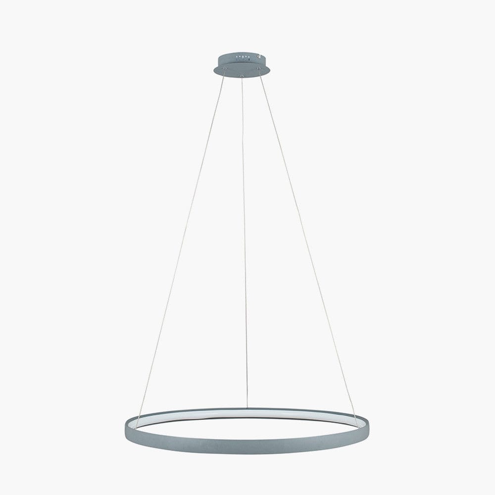 Grey Round LED Pendant