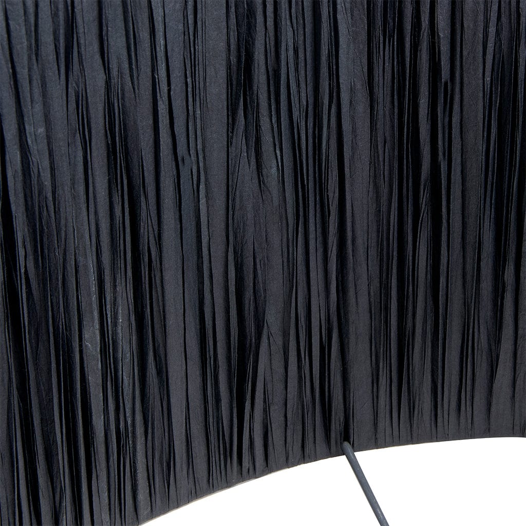 Tilia Black Raffia Cylinder Shade