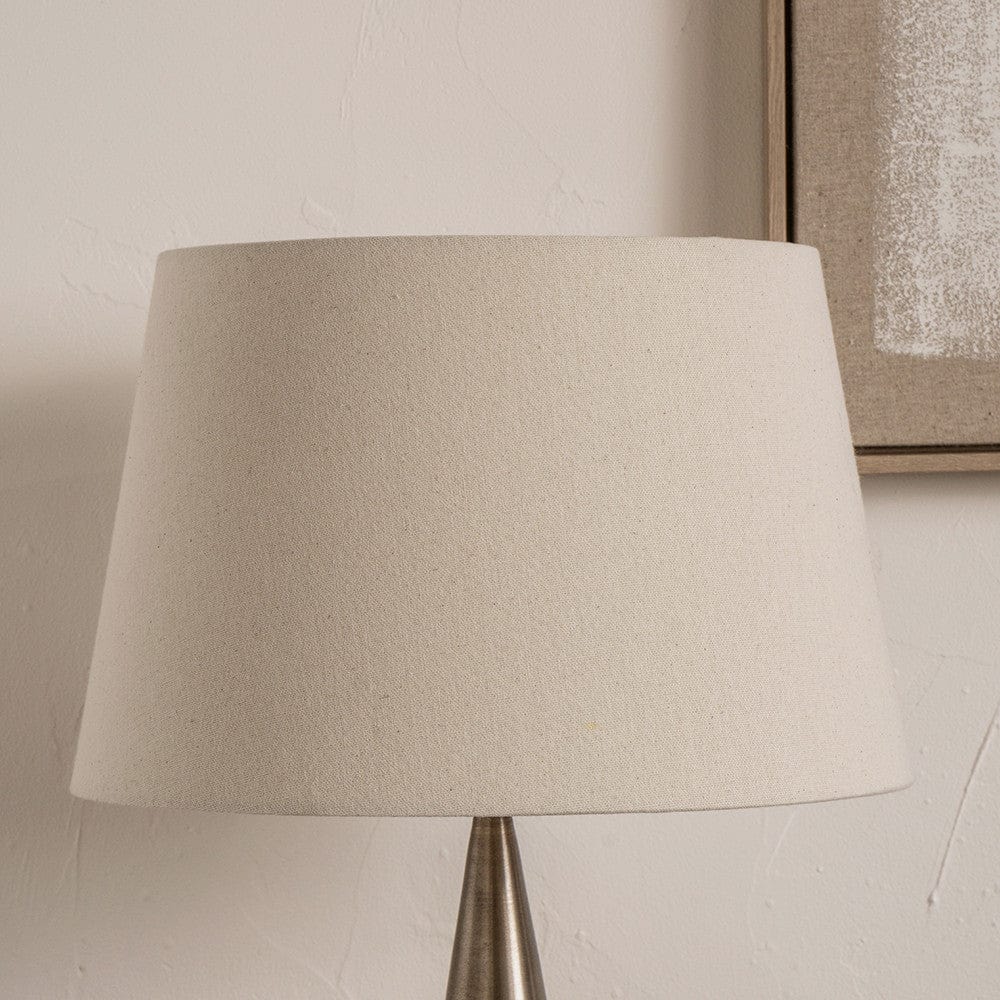 Coast Calico Tapered Cylinder Shade Cream