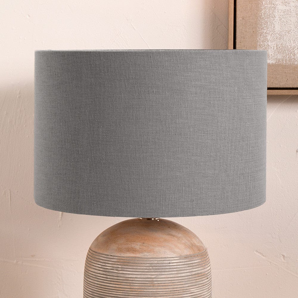 Lino Self Lined Linen Drum Shade - Various Colours