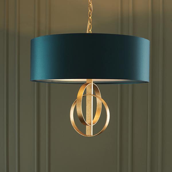 Charleston Antique Finish 3 Light Pendant