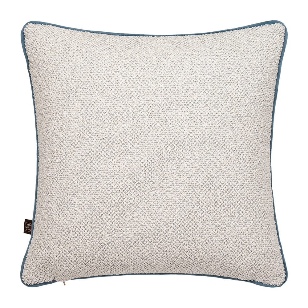 Leighton Ecru & Blue Cushion