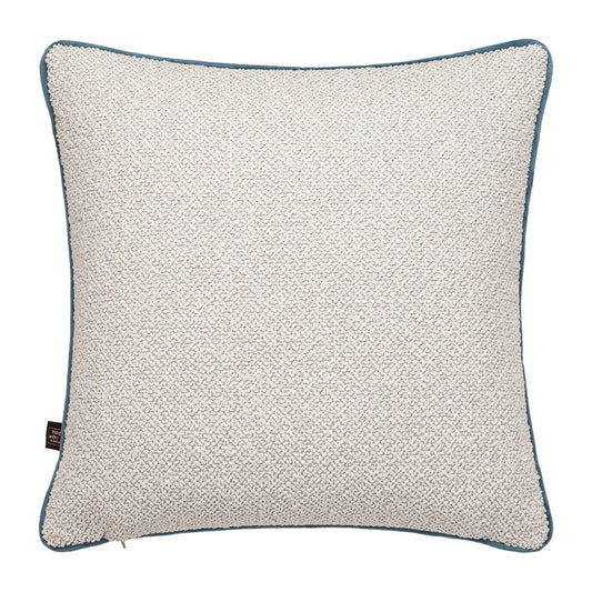 Leighton Ecru & Blue Cushion