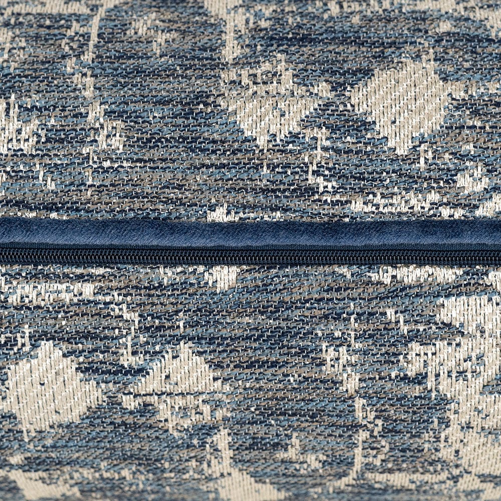 Joni Blue & Silver Cushion
