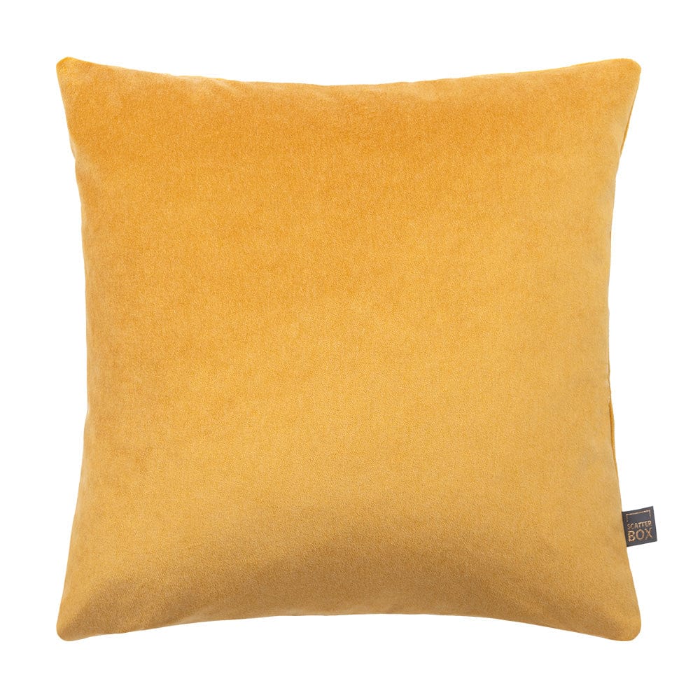 Richelle Yellow Velvet Cushion