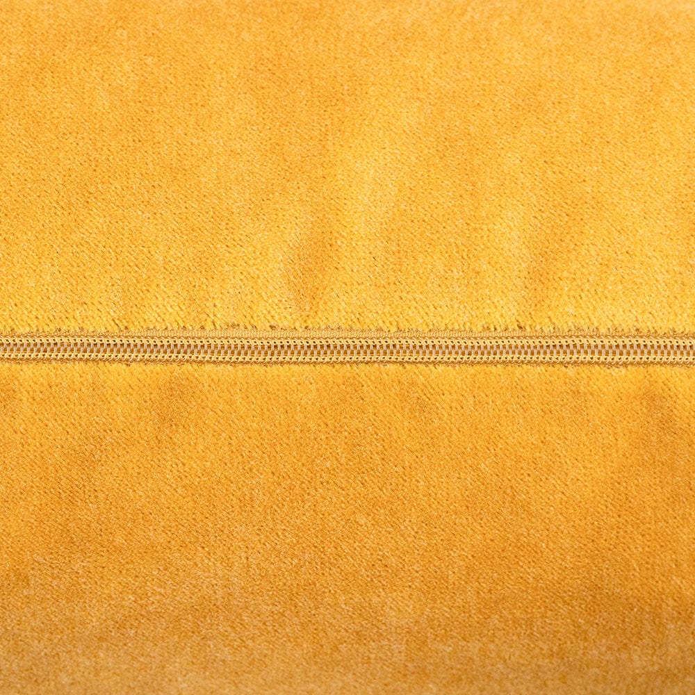 Richelle Yellow Velvet Cushion