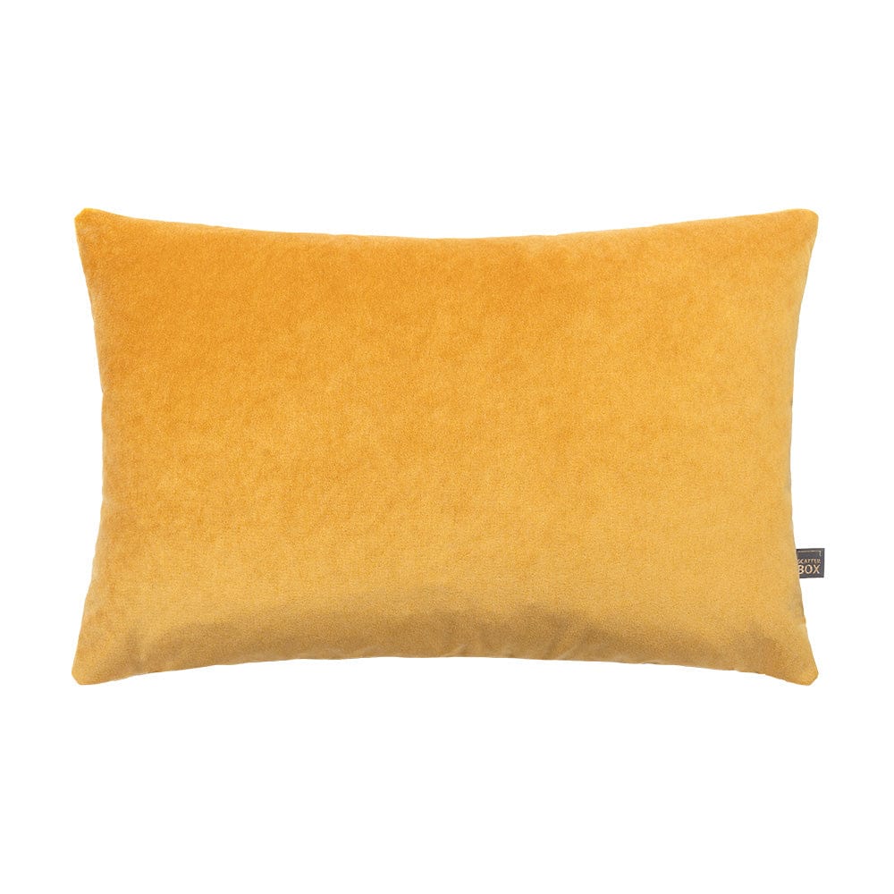 Richelle Yellow Velvet Cushion