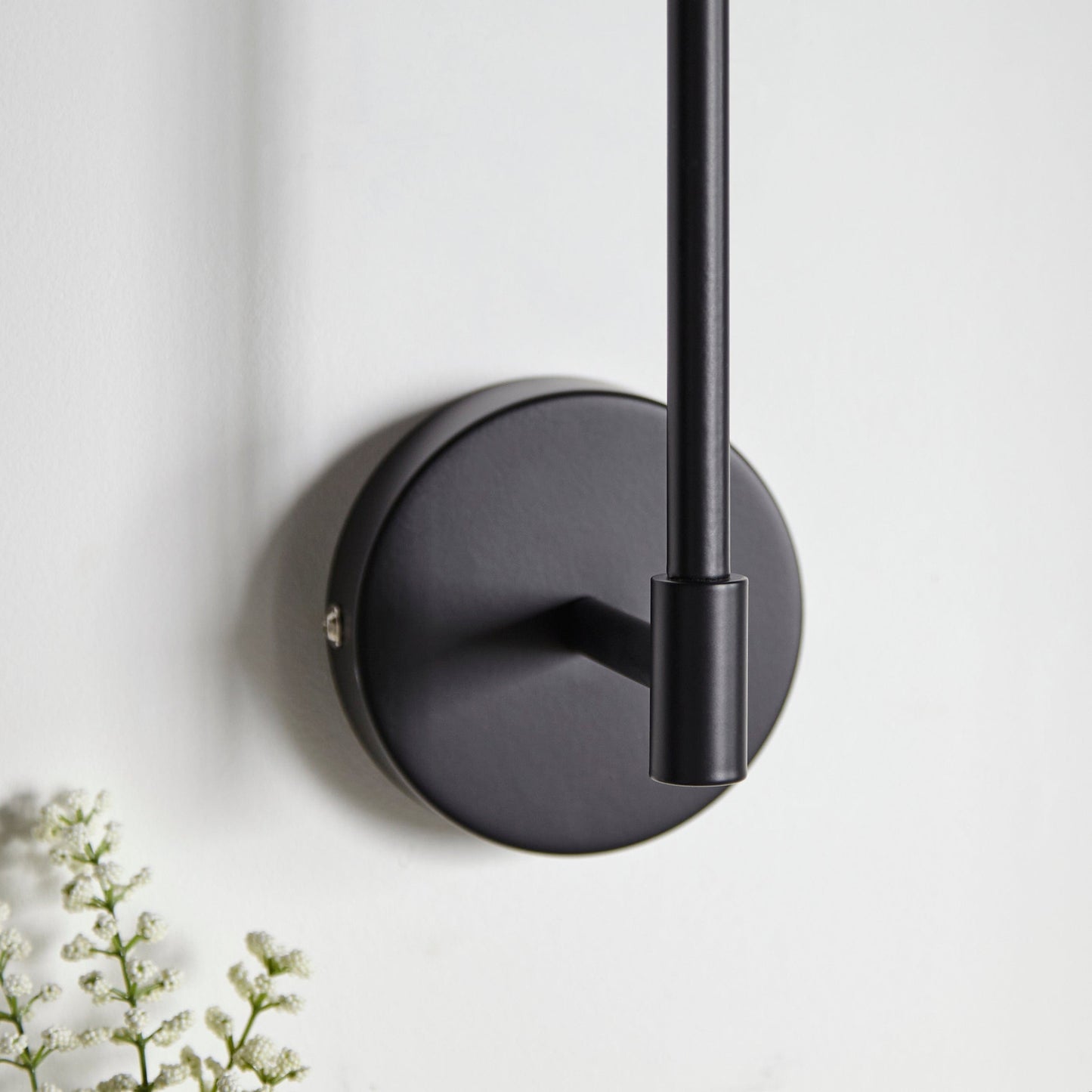 Soho Matt Black Wall Light with Shade