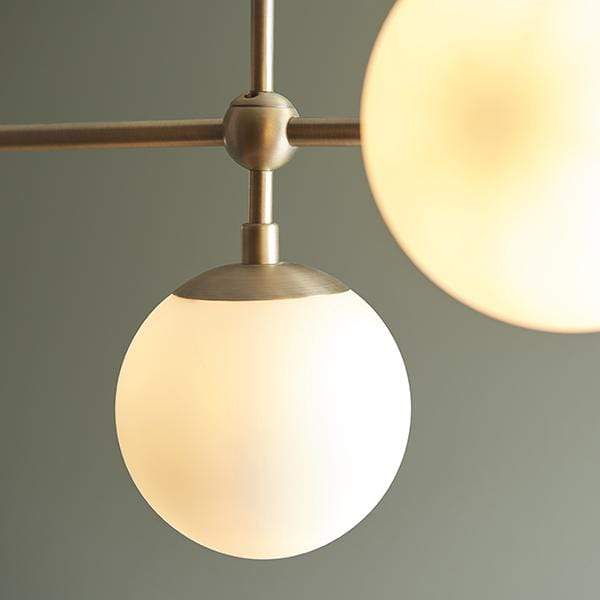 Keleti 5 Light Bar Matt Antique Brass Pendant