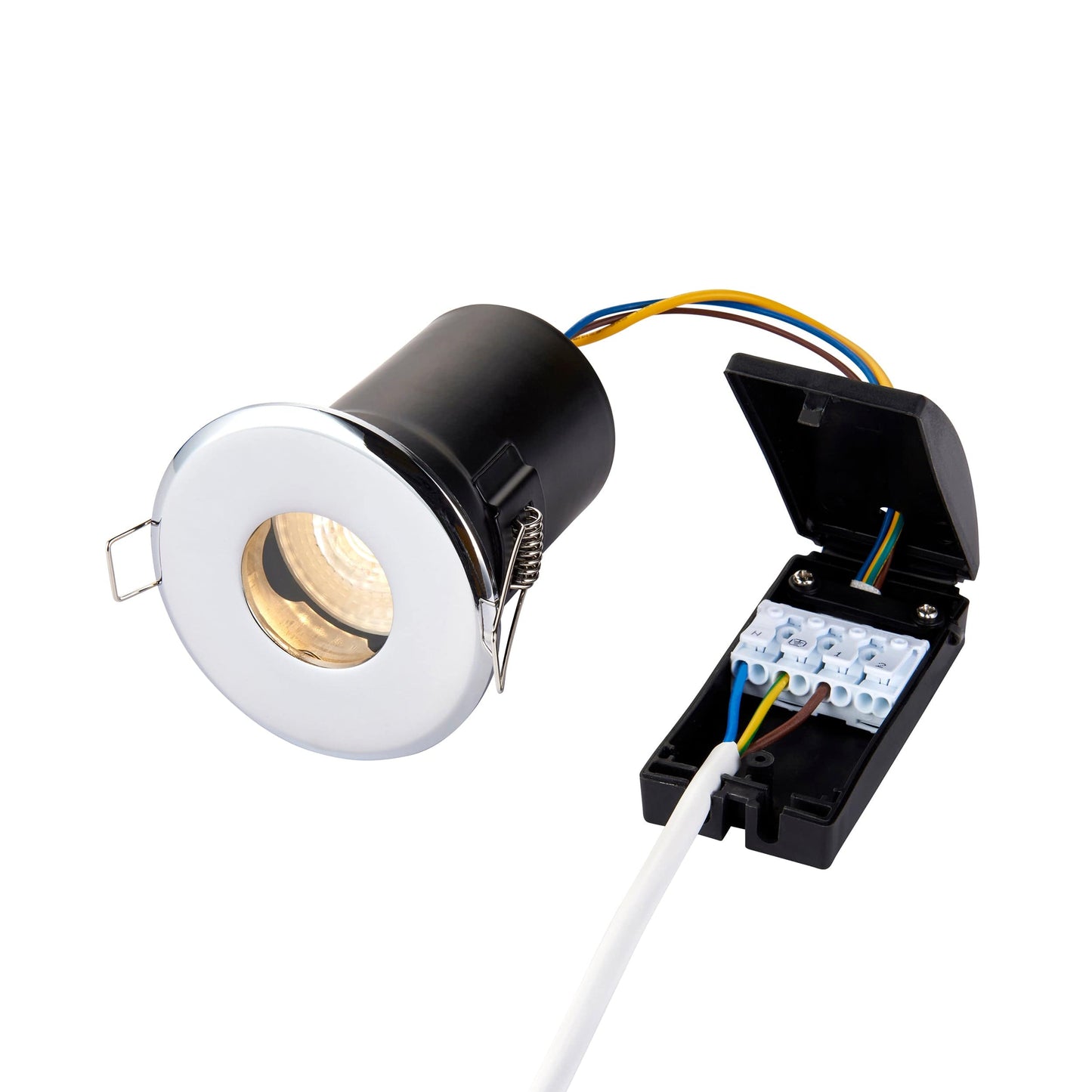 ShieldPLUS Polished Chrome Mv IP65 Downlight