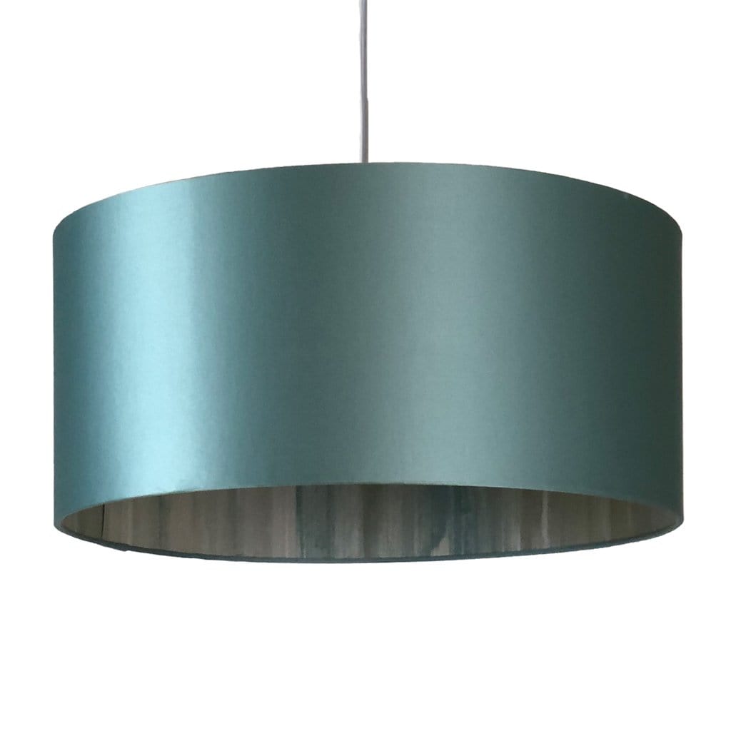 Aqua Haze Satin Shade with Anthology Elements Stone Teal Lining