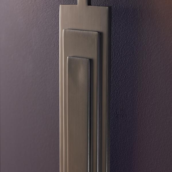 Empire Wall Light Brushed Bronze & Mink