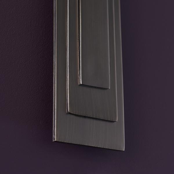 Empire Wall Light Brushed Bronze & Mink