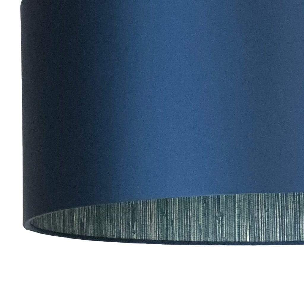 Azure Blue Satin Shade with Anthology Seri Emerald Lining