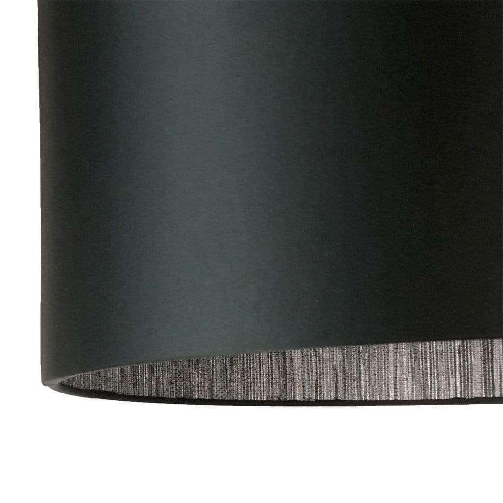 Jet Black Satin Shade with Anthology Seri Jet Lining