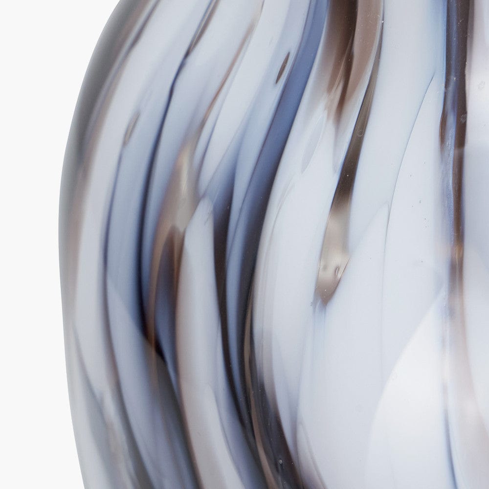 Tortoiseshell Short Glass Vase