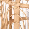 Nartural Bamboo & Glass Small Lantern