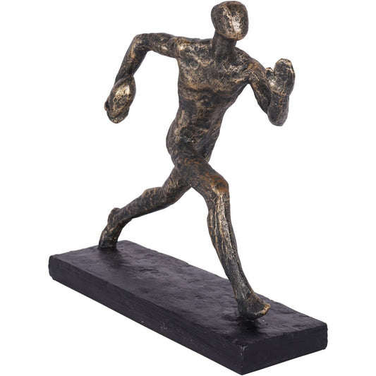 Bronze Rugby Figure Sculpture