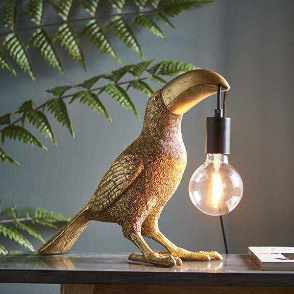 Tilly Vintage Gold Table Lamp