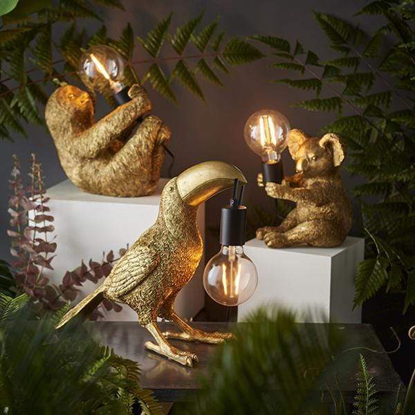 Tilly Vintage Gold Table Lamp