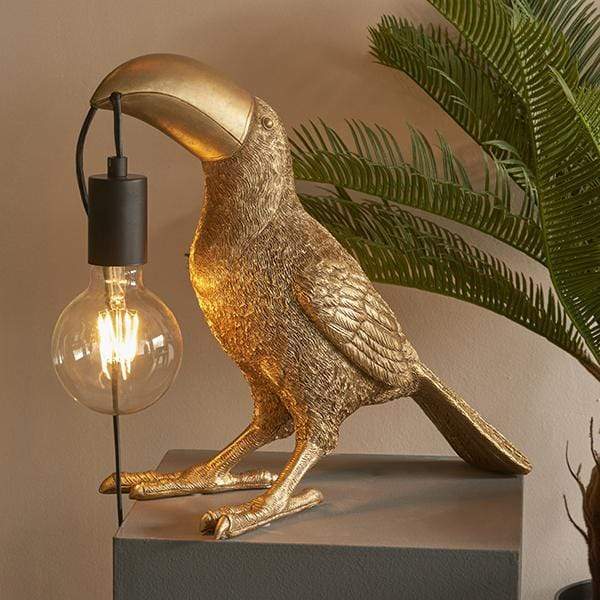 Tilly Vintage Gold Table Lamp