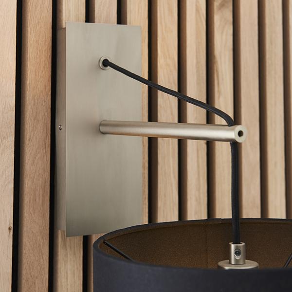 Hamilton Matt Nickel Wall Light
