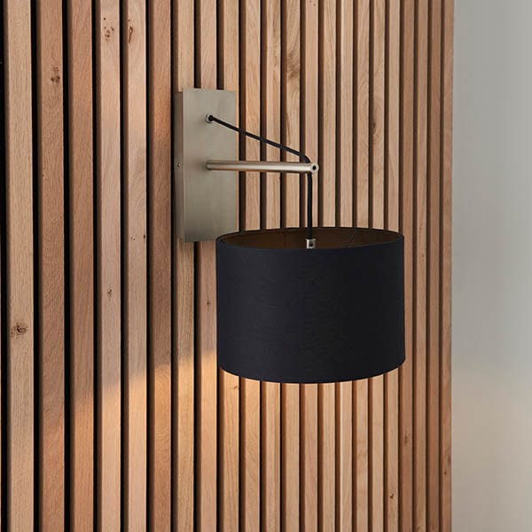 Hamilton Matt Nickel Wall Light
