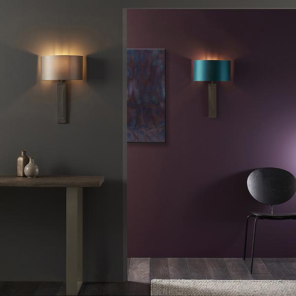 Empire Wall Light Brushed Bronze & Mink