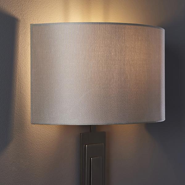 Empire Wall Light Brushed Bronze & Mink