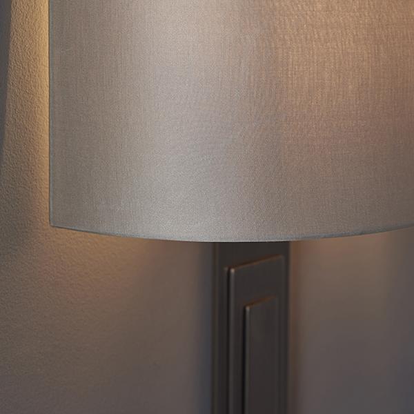 Empire Wall Light Brushed Bronze & Mink