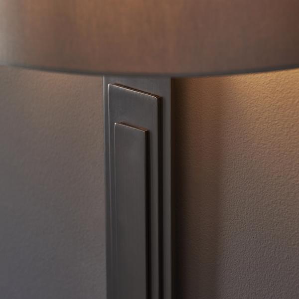 Empire Wall Light Brushed Bronze & Mink