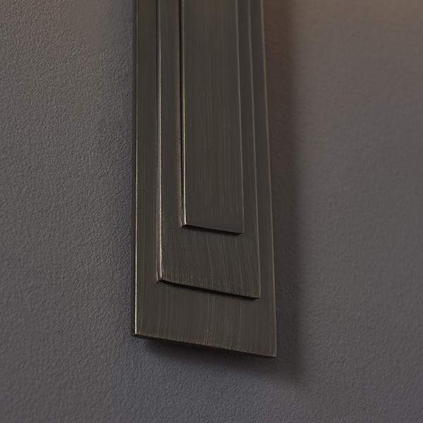 Empire Wall Light Brushed Bronze & Mink