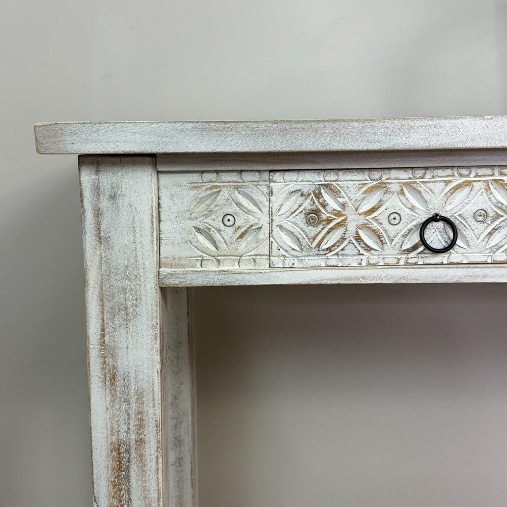 Abigail Rustic Two Drawer Console