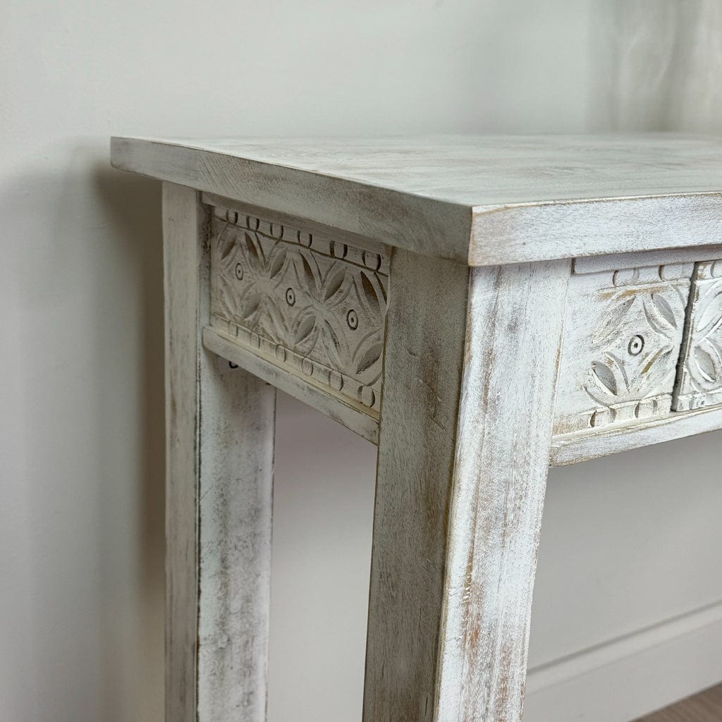 Abigail Rustic Two Drawer Console