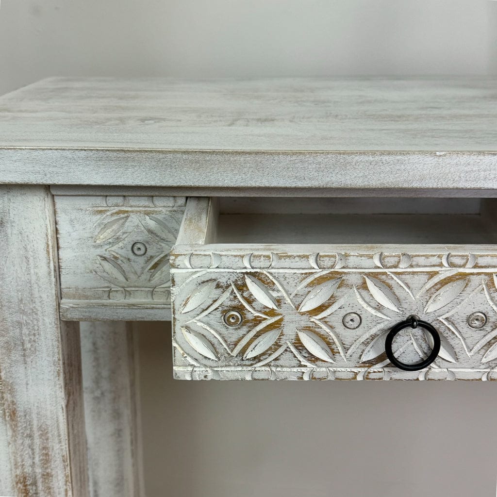 Abigail Rustic Two Drawer Console