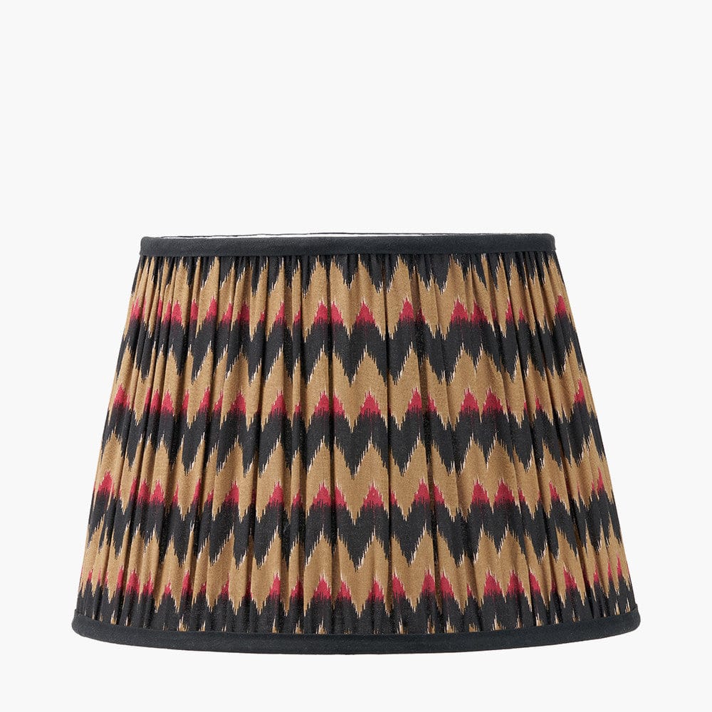 Athira Multi Chevron Mushroom Pleat Tapered Lamp