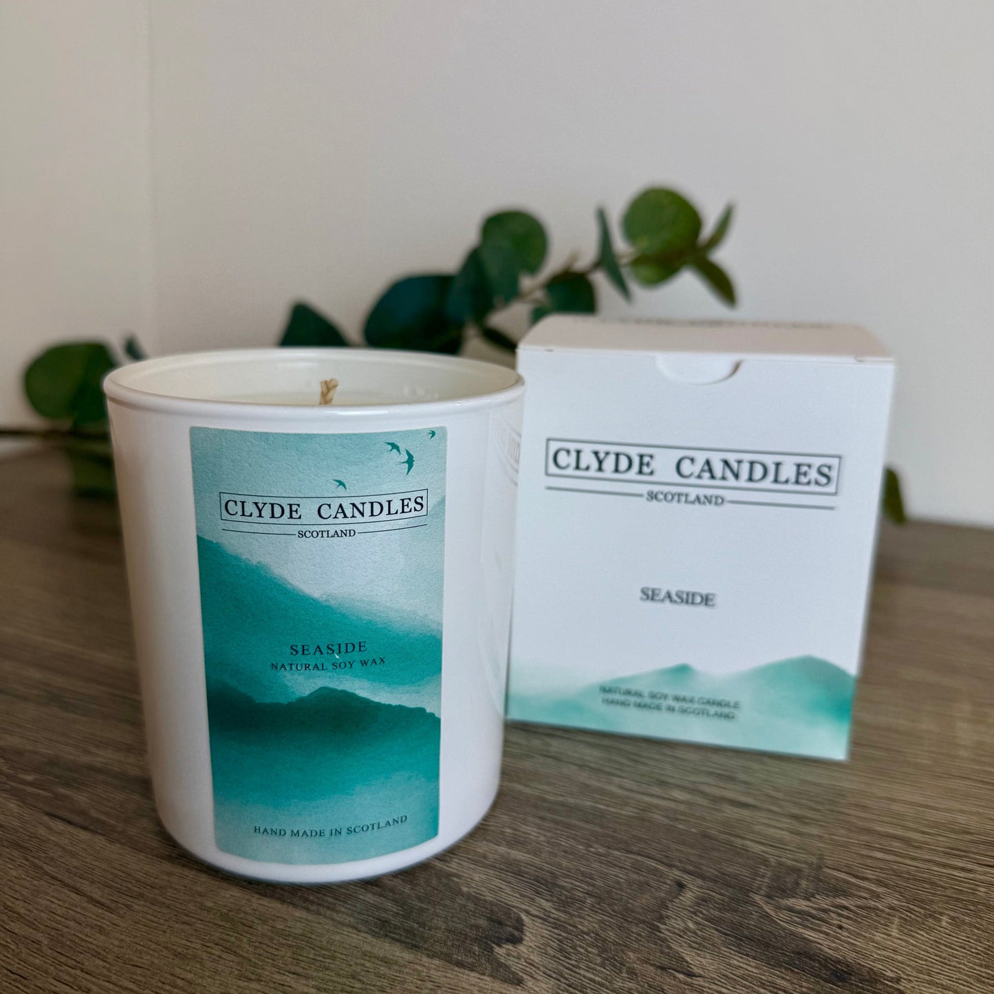 Seaside Large Glass Candle Gift Box