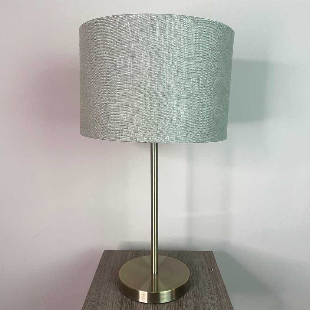 Belford Antique Brass Table Lamp with Choice of Shade