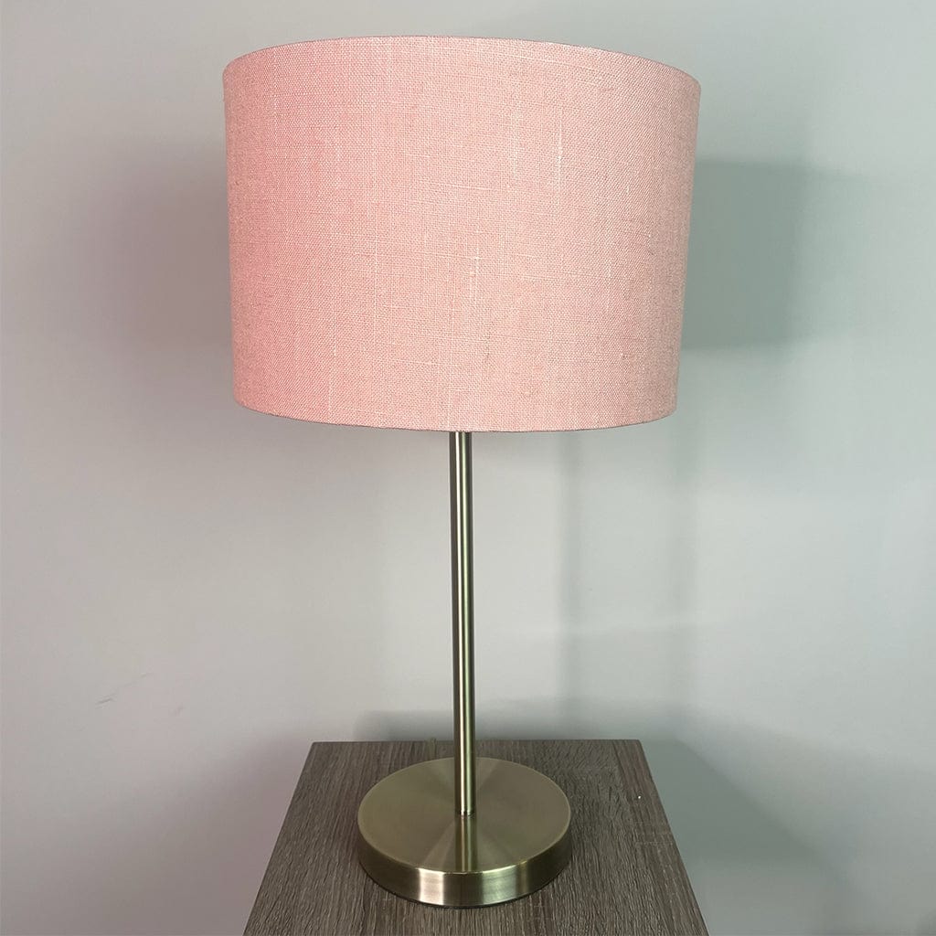 Belford Antique Brass Table Lamp with Choice of Shade