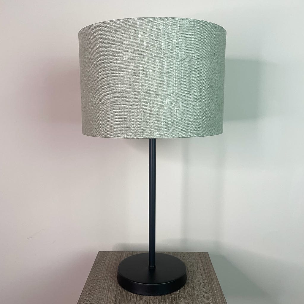 Belford Matt Black Table Lamp with Choice of Shade