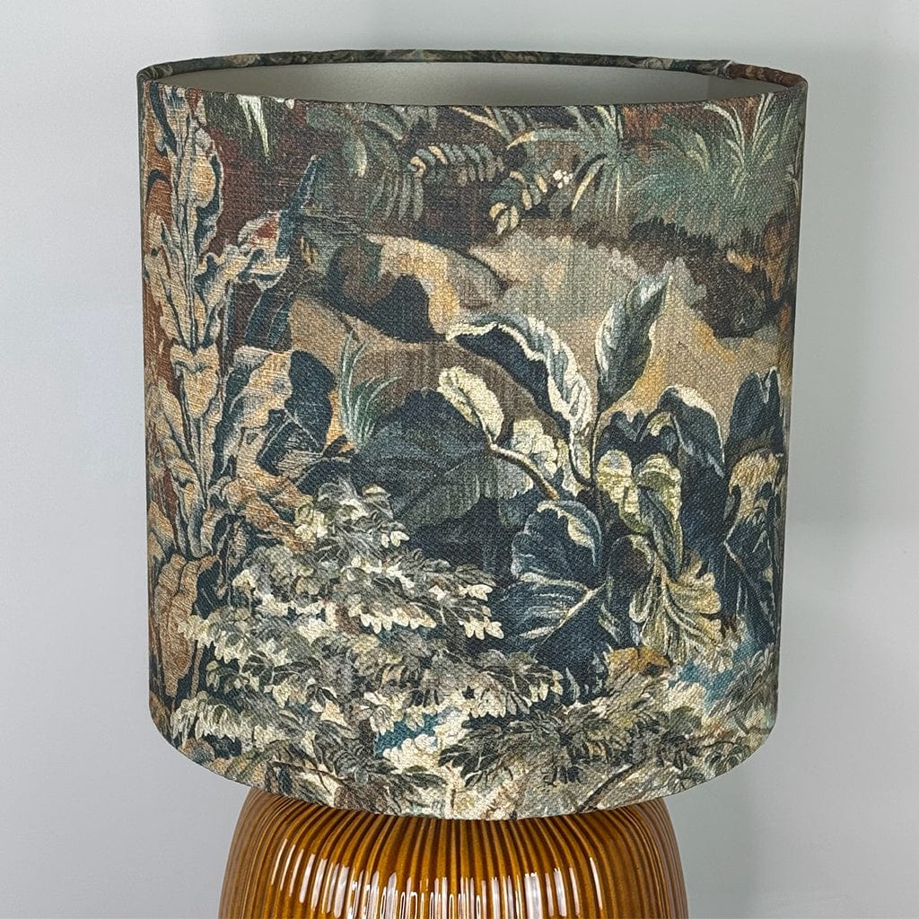 Ren Ceramic Table Lamp with Elysian Forest Lampshade