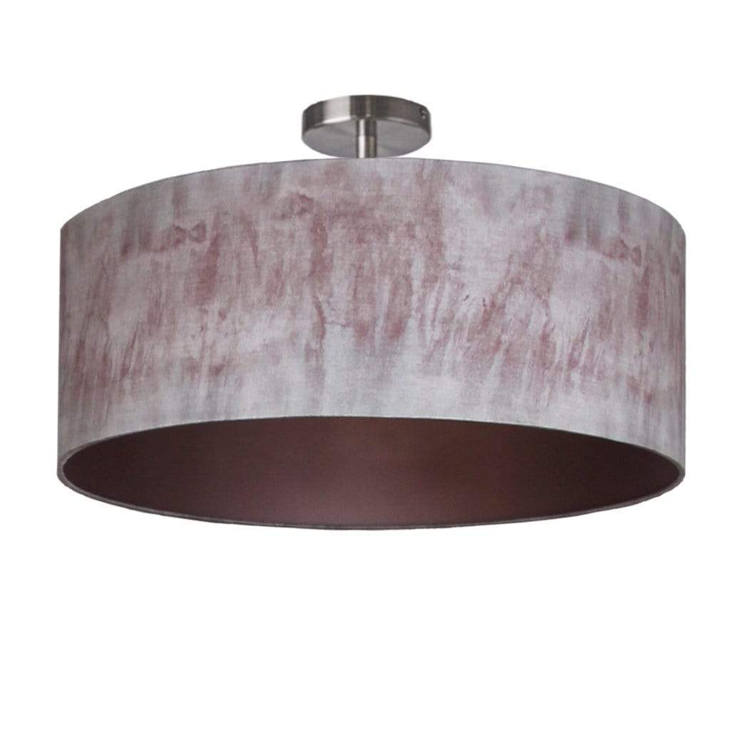 Blush Pink & Grey Ombre Pendant Shade