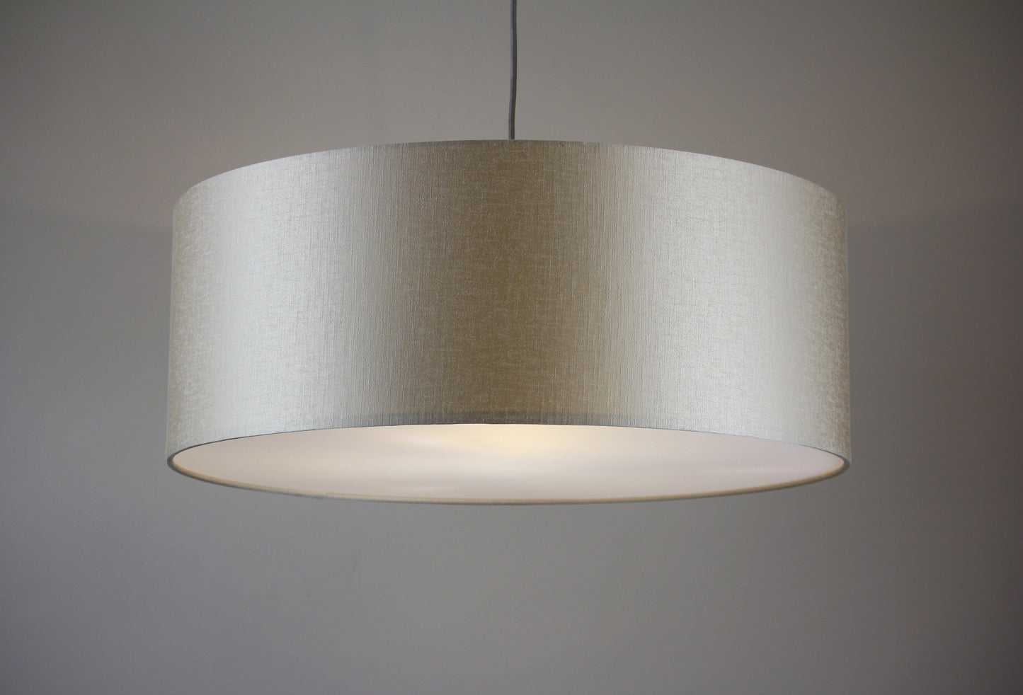 Textured Satin Antique Cream Pendant Shade with Diffuser